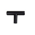 Orca Hardware Ck-12001 T-Pull Bar Cabinet, 2" Width, Steel, Matte Black