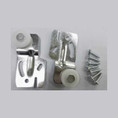 Orca Hardware Single Wheel Rollers 4 Pack Piece Of Roller, Hangs On Byst Tracks, Side Hanging, Slot Adjustable, 1/2" Offset, 60Lb Capacity Each