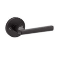 Kwikset Montreal Half Dummy Lever With Round Rose, Matte Black
