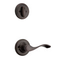 Kwikset Balboa Lever Interior Single Cylinder Handleset Trim Left Hand, Venetian Bronze