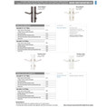 Emtek 15A1 Multi Point Lock Trim (Door Config 5) - Brass Plates, Modern Style (1.5" x 11") - Flat Black