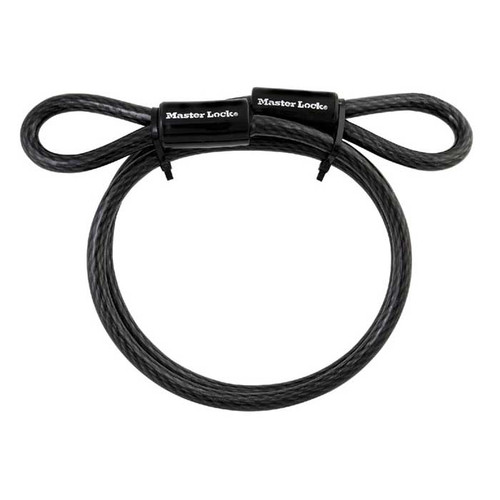 Master Lock Looped End Cable 4 Foot (1.2M) Long X 3/8" (10mm) Diameter