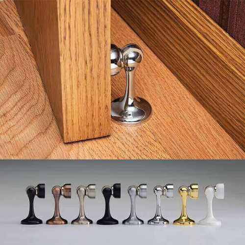 Soss Magnetic Door Holder/Stop, Oil Rubbed Dark Bronze