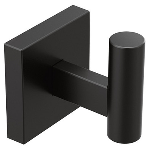 Moen Triva Single Robe Hook, Matte Black Moen Triva Single Robe Hook, Matte Black