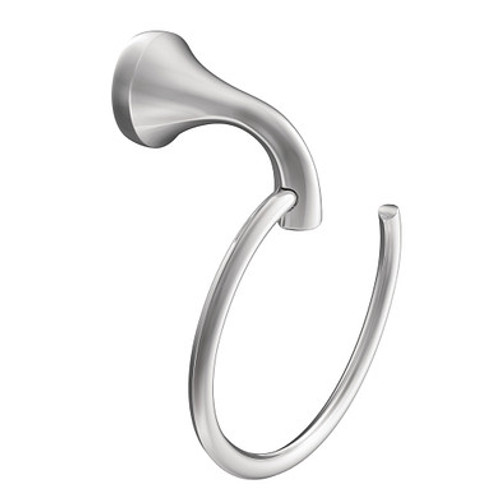 Moen Eva Towel Ring, Polished Chrome