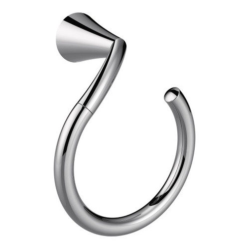 Moen Glyde Towel Ring, Polished Chrome