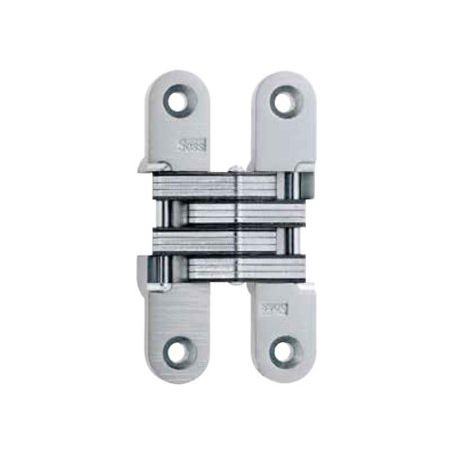 Soss Model 212 Invisible Hinge For 1-1/8" To 1-3/8" Thick Wood Or Metal Applications, Satin Chrome Soss Model 212 Invisible Hinge For 1-1/8" To 1-3/8" Thick Wood Or Metal Applications, Satin Chrome