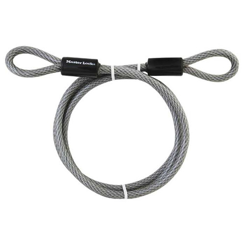 Master Lock Looped End Cable 6 Foot (1.8M) Long X 3/8" (10mm) Diameter