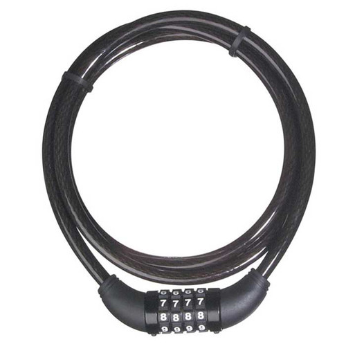 Master Lock Combination Cable Lock, 4 Dial Number, Set Your Own, 5' (1.5M) Long, 3/8" (10Mm) Diameter Master Lock Combination Cable Lock, 4 Dial Number, Set Your Own, 5' (1.5M) Long, 3/8" (10Mm) Diameter