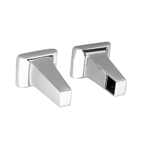 Moen Contemporary Towel Bar Posts 3/4" For Square (Pair), Polished Chrome