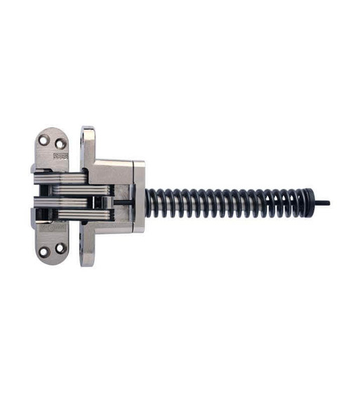 Soss Model 218Ic Invisible Closer Hinge For 1-3/4" Door 20 Minute Fire-Rated, Satin Nickel