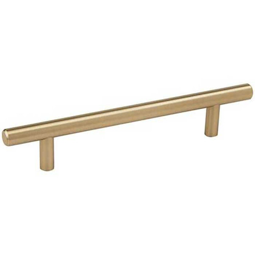 Amerock Bar Pull, Cabinet Pull, Steel, 5-1/16" (128 mm) Ctc, Golden Champagne