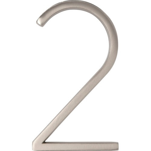 Hillman House Number-2 Distinctions 5" Floating Mount -, Nickel