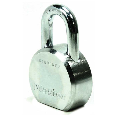 Master Lock Pro Series Solid Steel Padlock, 5-Pin, Keyed Different, Body Width: 2-1/2" (64Mm), Shackle Length: 1-1/8" (29Mm), Shackle Width: 7/8" (22Mm), Shackle Diameter: 7/16" (11Mm) Master Lock Pro Series Solid Steel Padlock, 5-Pin, Keyed Different, Body Width: 2-1/2" (64Mm), Shackle Length: 1-1/8" (29Mm), Shackle Width: 7/8" (22Mm), Shackle Diameter: 7/16" (11Mm)