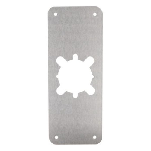 Don-Jo Remodeler Plate For Locks With Safety Bolts, 9" Length, 3-1/2" Width, 0.032 Gauge, Satin Stainless Steel