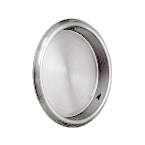 Cal-Royal Drive In Finger Pull Without Nails, 2-1/8" Diameter, Bright Polished Chrome