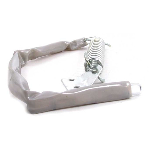 Cal-Royal Crash Chain Single Spring Door Guard, With Vinyl, 21-3/4", Zinc