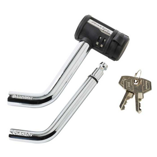 Master Lock Receiver Lock Swivel Head™, Keyed Different, Fits Both 1/2" (13mm) And 5/8" (16mm) S