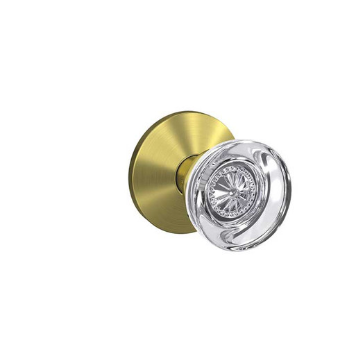 Schlage Residential Fc21 Custom Combined Passage-Privacy Knob Set And, Hobson, Kinsler Decorative Trim, Satin Brass