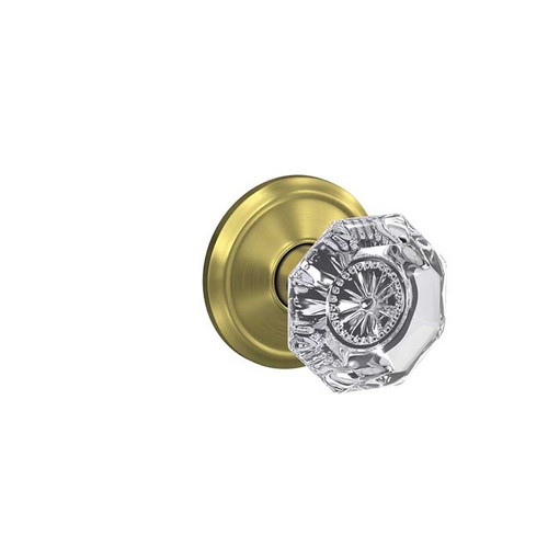 Schlage Residential Fc21 Custom Combined Passage-Privacy Knob Set And, Alexandria, Alden Decorative Trim, Satin Brass