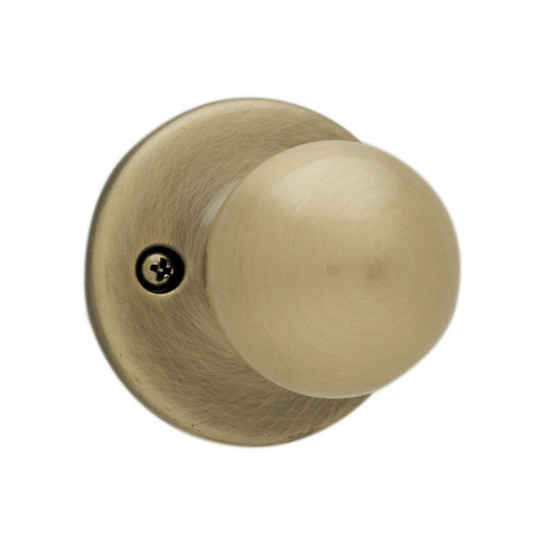Kwikset Polo Half Dummy Knob, Satin Brass Blackened