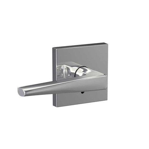 Schlage Residential Fc21 Custom Combined Passage-Privacy Knob Set And, Eller Lever, Collins Decorative Trim, Bright Polished Chrome