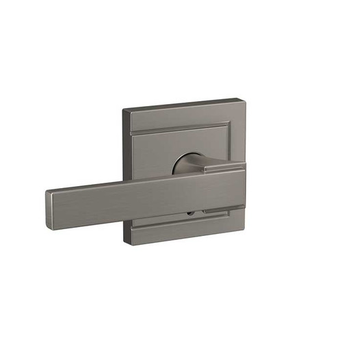 Schlage Residential Fc21 Custom Combined Passage-Privacy Lever Set And, Northbrook, Upland Decorative Trim, Satin Nickel
