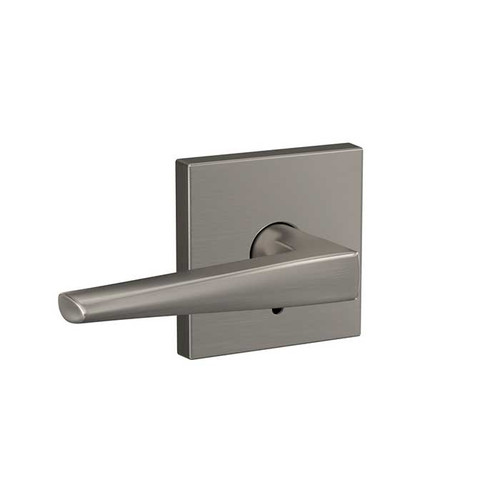Schlage Residential Fc21 Custom Combined Passage-Privacy Knob Set And, Eller Lever, Collins Decorative Trim, Satin Nickel