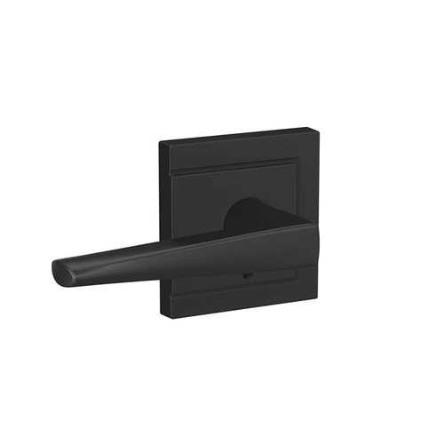 Schlage Residential Fc21 Custom Combined Passage-Privacy Knob Set And, Eller Lever, Upland Decorative Trim, Matte Black