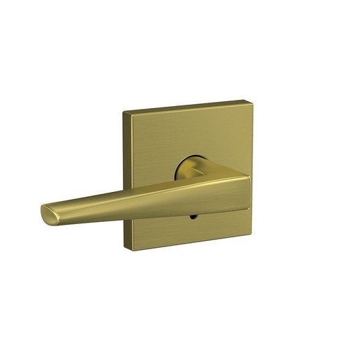Schlage Residential Fc21 Custom Combined Passage-Privacy Knob Set And, Eller Lever, Collins Decorative Trim, Satin Brass