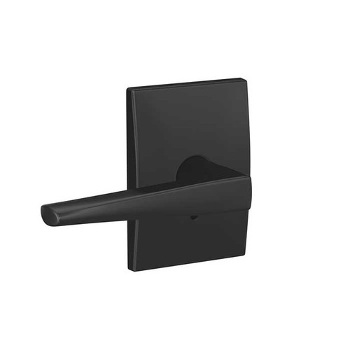 Schlage Residential Fc21 Custom Combined Passage-Privacy Knob Set And, Eller Lever, Century Decorative Trim, Matte Black