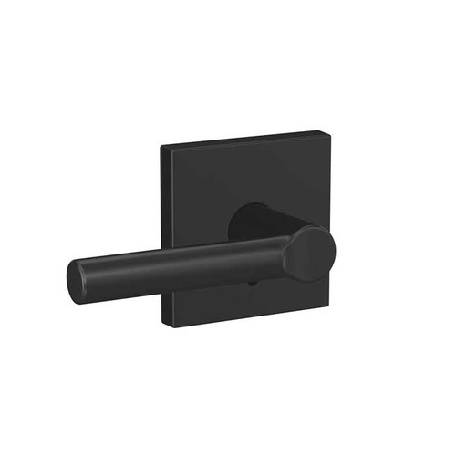 Schlage Residential Fc21 Custom Combined Passage-Privacy Knob Set And, Broadway Lever, Collins Decorative Trim, Matte Black