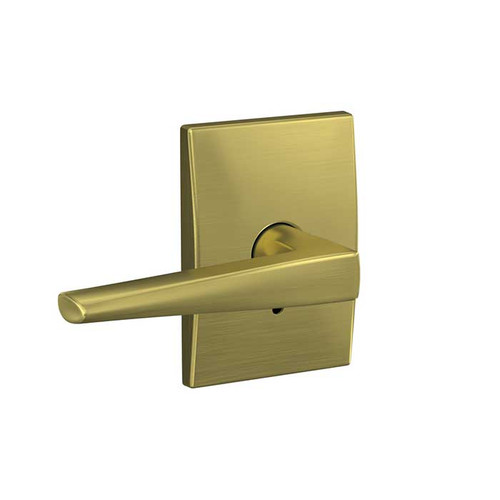 Schlage Residential Fc21 Custom Combined Passage-Privacy Knob Set And, Eller Lever, Century Decorative Trim, Satin Brass
