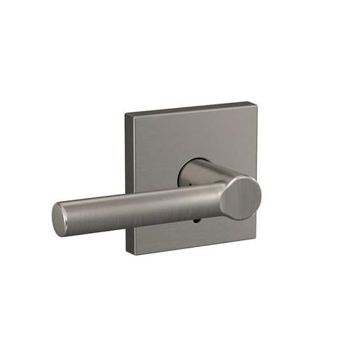 Schlage Residential Fc21 Custom Combined Passage-Privacy Knob Set And, Broadway Lever, Collins Decorative Trim, Satin Nickel