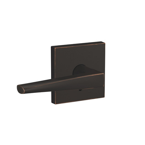 Schlage Residential Fc172 Custom Non-Turning Lever Set Double Dummy (-Turning Pair), Eller, Collins Decorative Trim, Aged Bronze