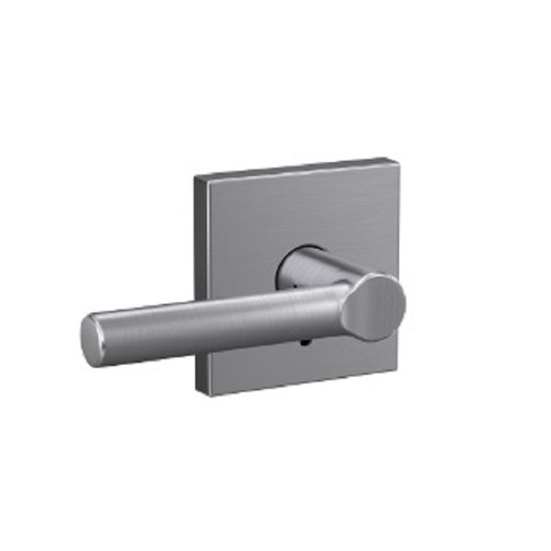 Schlage Residential Fc172 Custom Non-Turning Lever Set Double Dummy (Pair), Broadway, Collins Decorative Trim, Satin Chrome