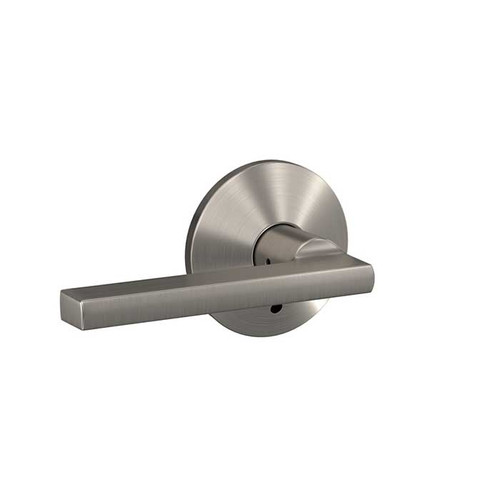 Schlage Residential Fc21 Custom Combined Passage-Privacy Lever Set And, Latitude, Kinsler Decorative Trim, Satin Nickel