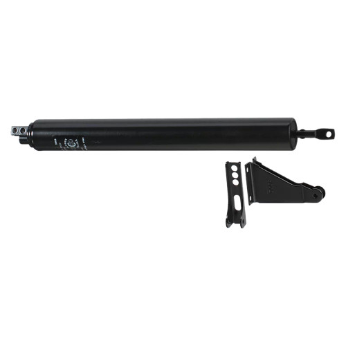 National Hardware Screen/Storm Door Closer, For Interior Applications, 90 Degree Swing, Adjustable Closing Speeds, Visual Pack, Catalog #V1333, Black