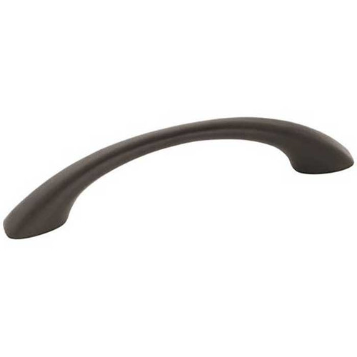 Amerock Vaile Cabinet Pull 3-3/4" (96 mm) Ctc, Flat Black