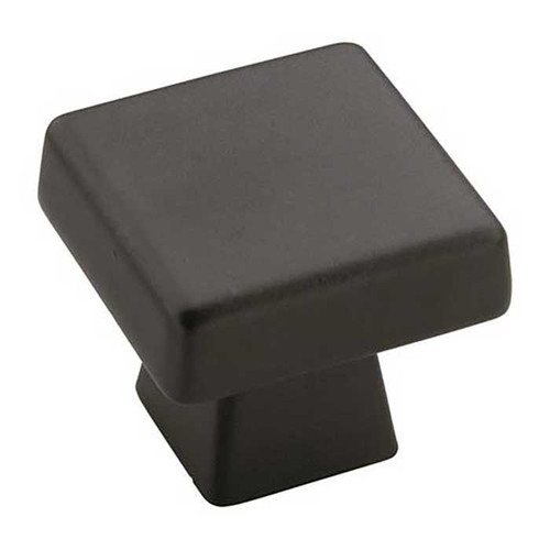 Amerock Blackrock Cabinet Knob 1-3/16" (30 mm) Square, Antique Bronze