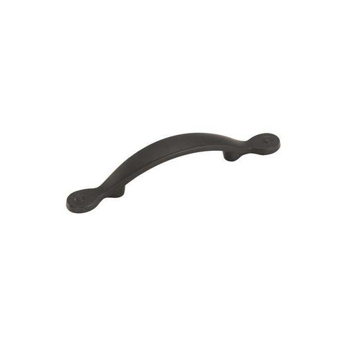 Amerock Inspirations Cabinet Pull 3" (76 mm) Ctc, Flat Black