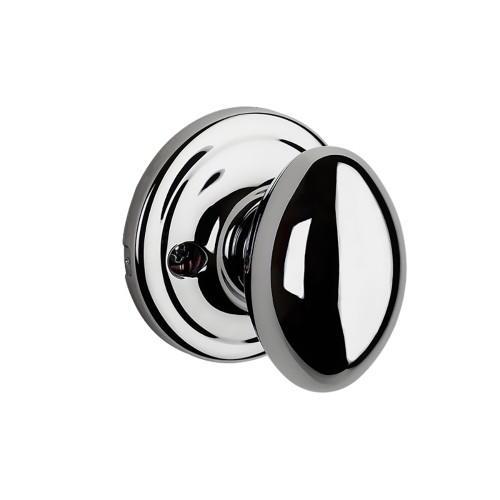 Kwikset Aliso Half Dummy Knob, Bright Polished Chrome