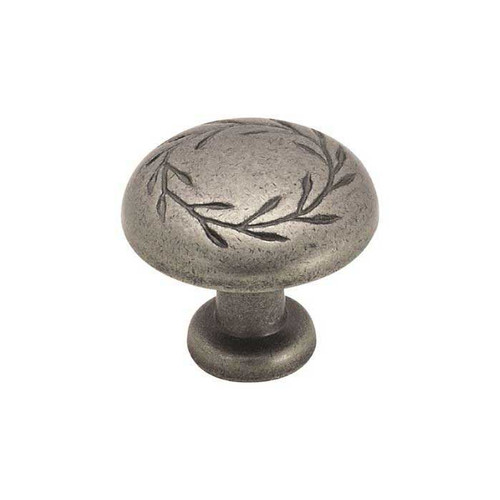 Amerock Natures Splendor Cabinet Knob 1-5/16" (33 Mm) Diameter, Weathered Nickel