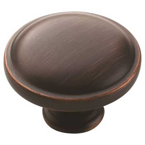 Amerock Allison Cabinet Knob 1-1/4" (32 Mm) Diameter, Oil Rubbed Bronze