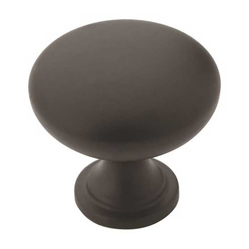 Amerock Edona Cabinet Knob 1-1/4" (32 Mm) Diameter, Flat Black