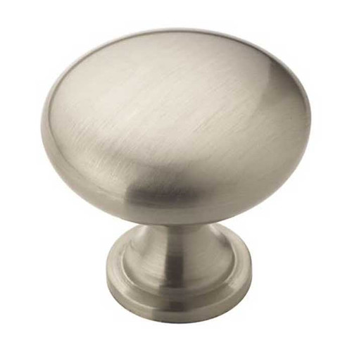 Amerock Edona Cabinet Knob 1-1/4" (32 Mm) Diameter, Satin Nickel
