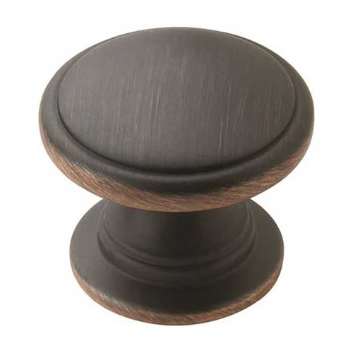 Amerock Ravino Cabinet Knob 1-1/4" (32 Mm) Diameter, Oil Rubbed Bronze