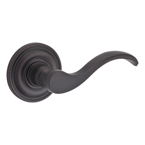 Baldwin Curve Reserve Lever Half Dummy Right Hand With Traditional Round Rose, Venetian Bronze