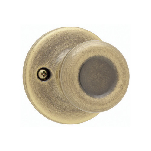 Kwikset Tylo Half Dummy Knob, Satin Brass Blackened