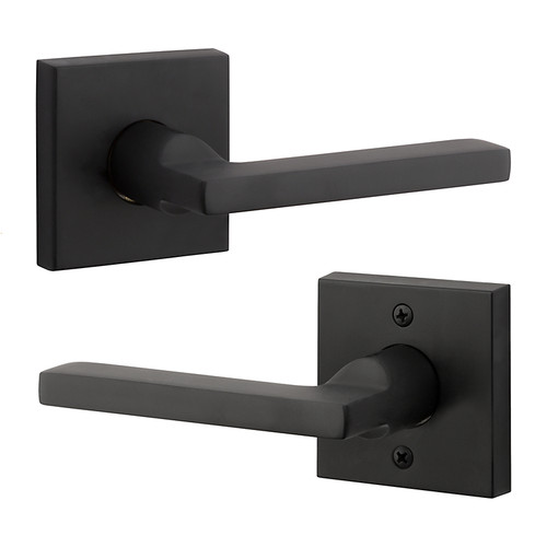 Baldwin Square Reserve Lever, Satin Black